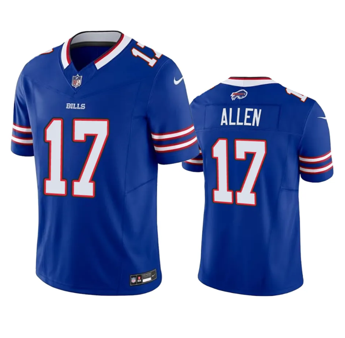 Buffalo Bills #17 Josh Allen Blue 2023 F.U.S.E. Vapor Untouchable Limited Stitched Jersey